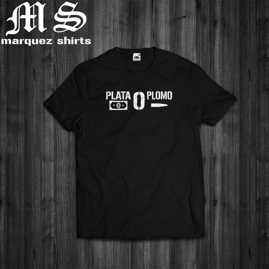 Футболка Plata O Plomo Pablo Escobar Narcos Inspired Dope Tee|Мужские футболки| |