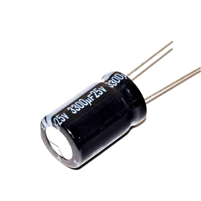 5 шт. алюминиевый электролитический конденсатор 25 в 3300 мкФ объем 13 х2 мм |