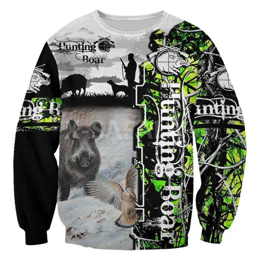 

Boar Hunter Hunting Animal 3D Print Hoodie Man Women Harajuku Outwear Zipper Pullover Sweatshirt Casual Unisex Jacket Style-1