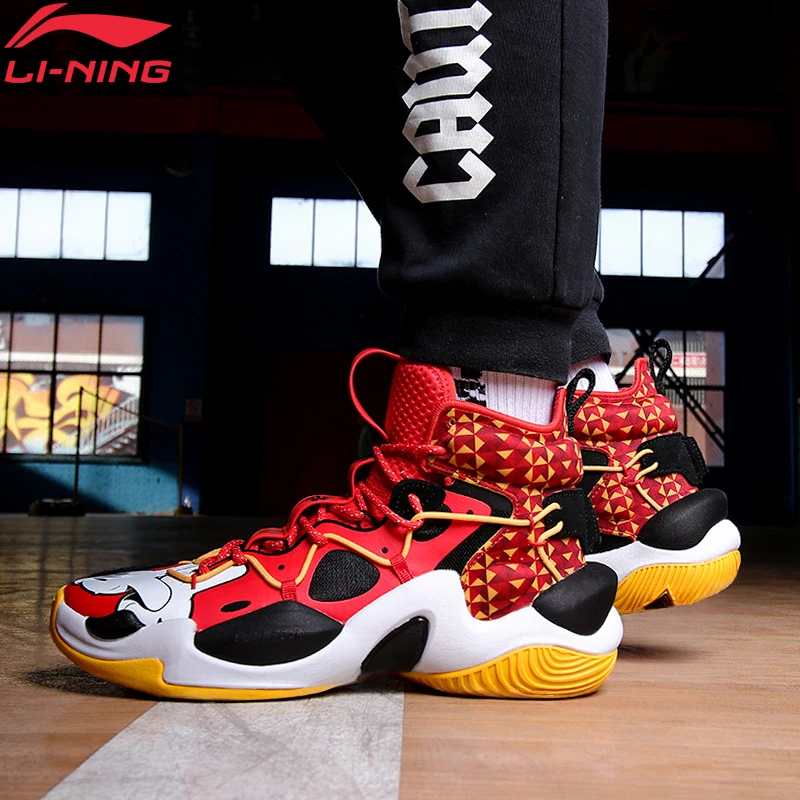 Li-Ning Мужская мощная VI Премиум профессиональная Баскетбольная обувь подушка