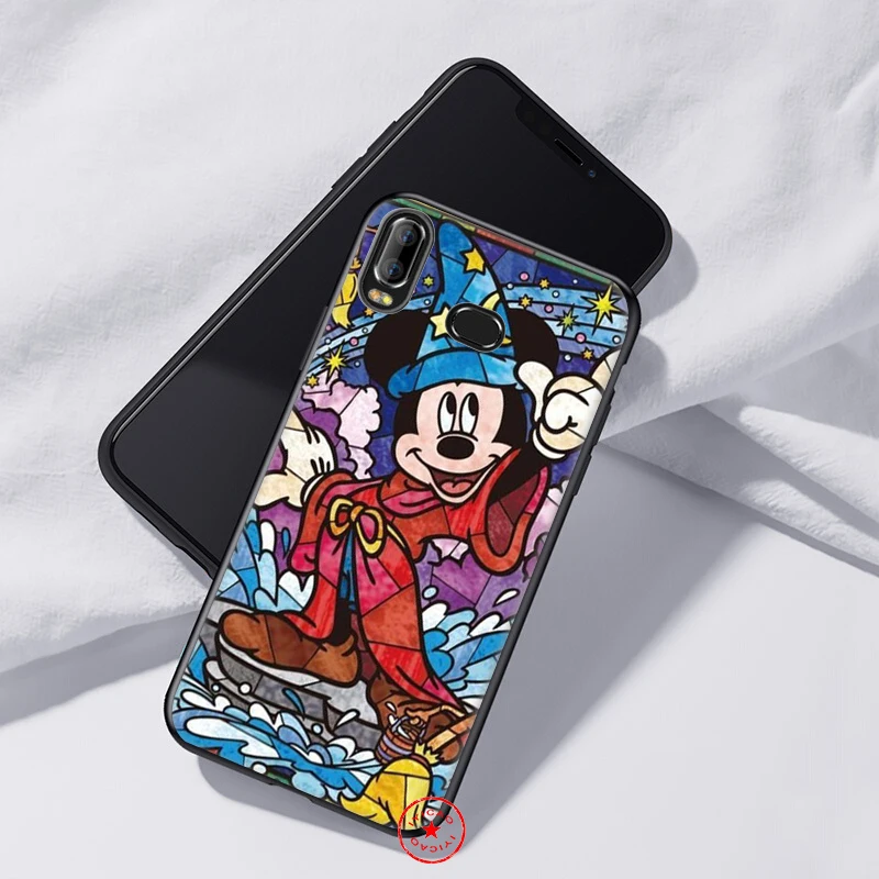 Fairy tale stained Alice Stitch Mickey Mouse Soft Case for Samsung Galaxy A50 A60 A70 A40 A30 A20 A10 M10 M20 M30 M40 Phone |