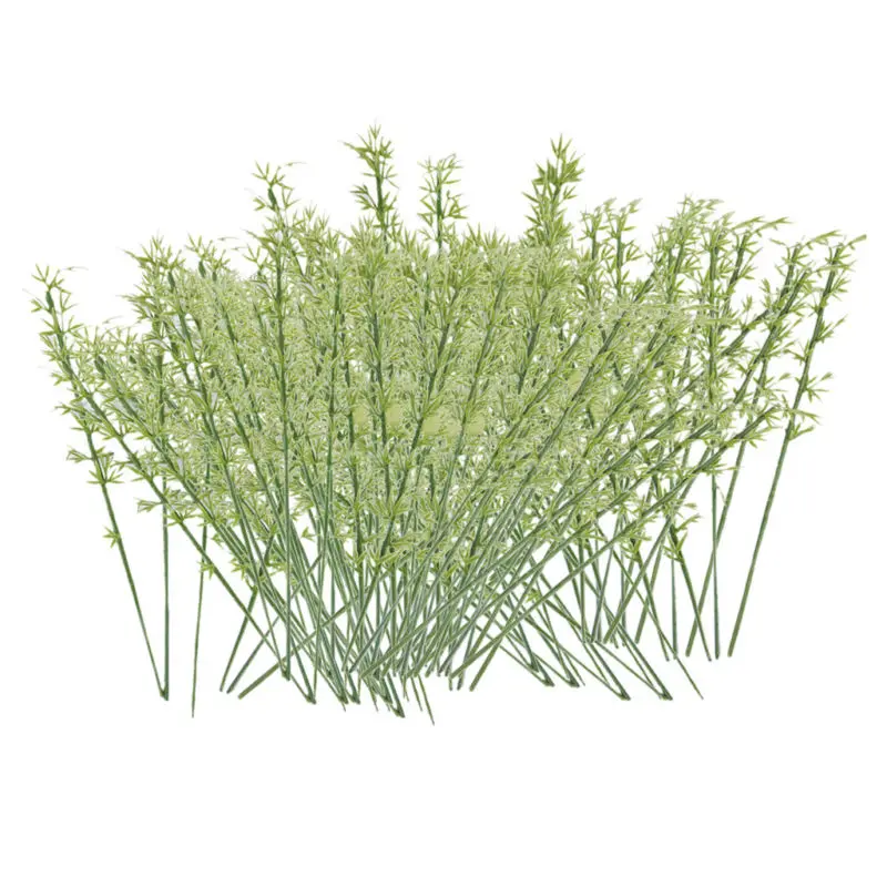 

100x12cm Model Bamboo Trees Layout Train Railroad Scale Garden Park Scenery Hot