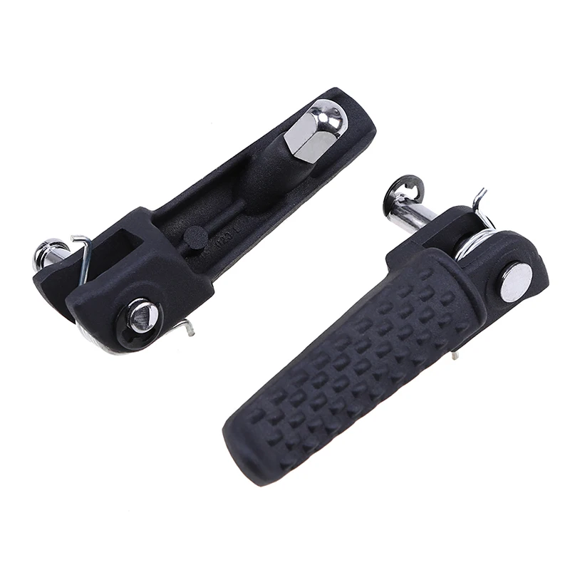 POSSBAY 1 пара черные мотоциклетные подножки подставка для ног мотоцикла Yamaha YZF R1 R6 R6S