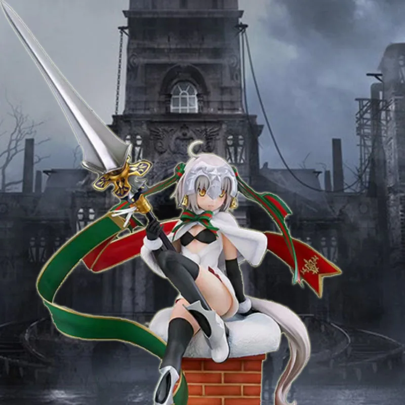 

FGO Fate Grande Order Anime Lancer JEANNE D'ARC Alter Santa Lily Ver. PVC Action Figure Collectible Model Doll Toys Gift