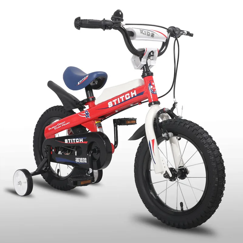 Детский велосипед амортизирующий из высокоуглеродистой стали с двойным