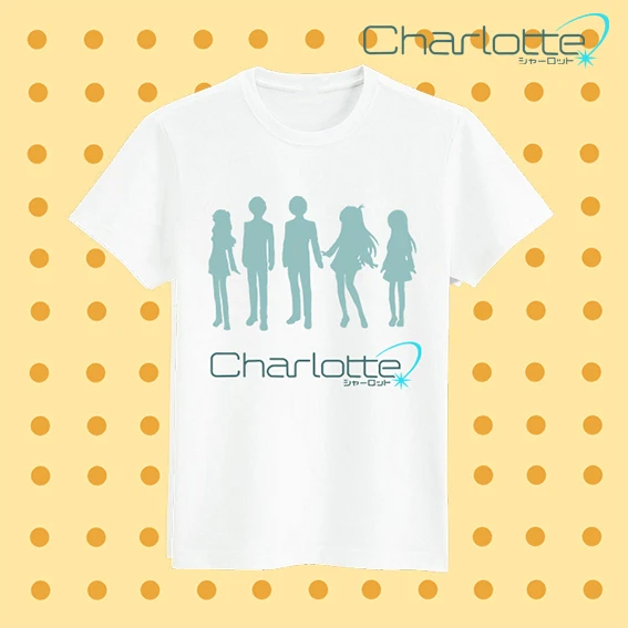 Футболка для косплея японского аниме Шарлотта летняя футболка с принтом Тори НАО