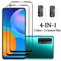 13pcs for huawei p smart 2020glass for huawei psmart2021 p smart z tempered glass screen protector camera film p smart2021
