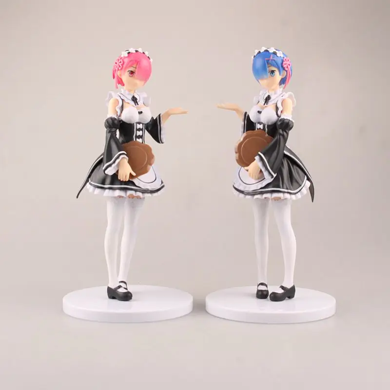 22 см Re: жизнь другой мир от Zero Rem Ram Emilia re zero Фигурки игрушки Аниме для детей Подарки