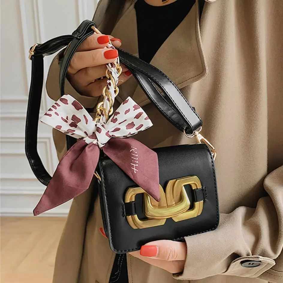 

Мини-сумка через плечо со змеиным принтом, новинка зимы 2021, Высококачественная женская дизайнерская сумка из искусственной кожи, нагрудная ...