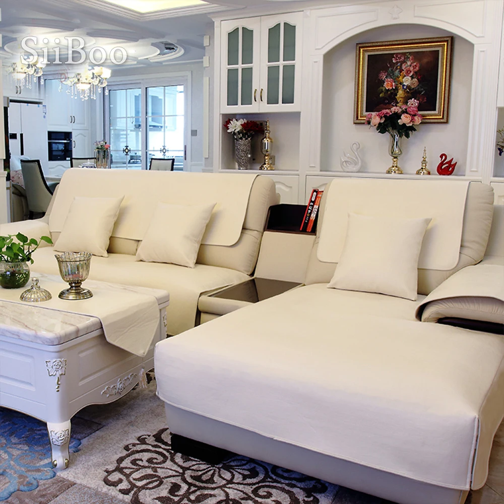 Белый черный винно Красный Винтажный чехол для дивана из искусственной кожи