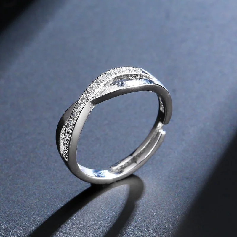 

Ring Women's Fashion Zircon Opening Adjustable Accessories