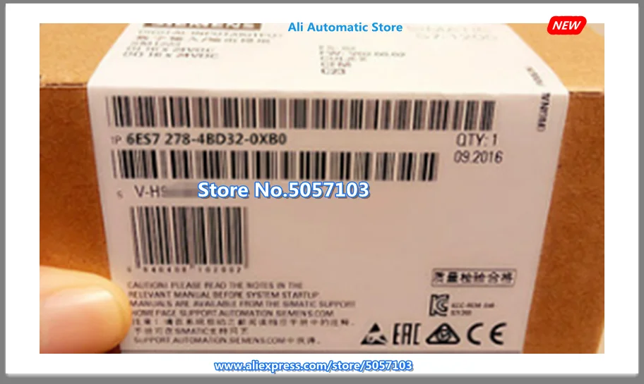 Новая оригинальная коробка 6ES7 231-4HA30-0XB0 231-5PA30-0XB0 231-5QA30-0XB0 232-4HA30-0XB0 278-4BD32-0XB0 |