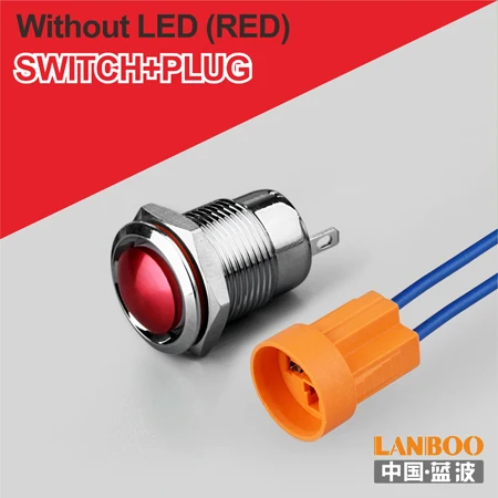 R Oxide Button Plug 12 мм кнопочный мини-переключатель с мгновенный или самоблокирующийся переключатель с многоцветной оксидной головкой - Цвет: R Oxide Button Plug