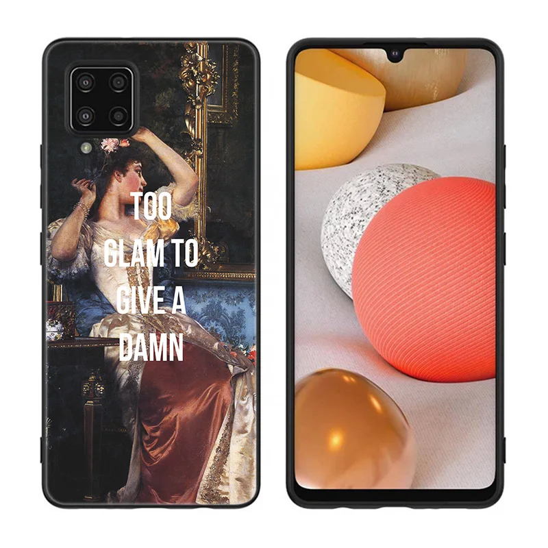 Renaissance art Painting Case For Samsung Galaxy A12 A02S A22 A32 A52 A72 A71 A51 A41 A31 A21 A11 A50 A70 A10S A20S Black Cover
