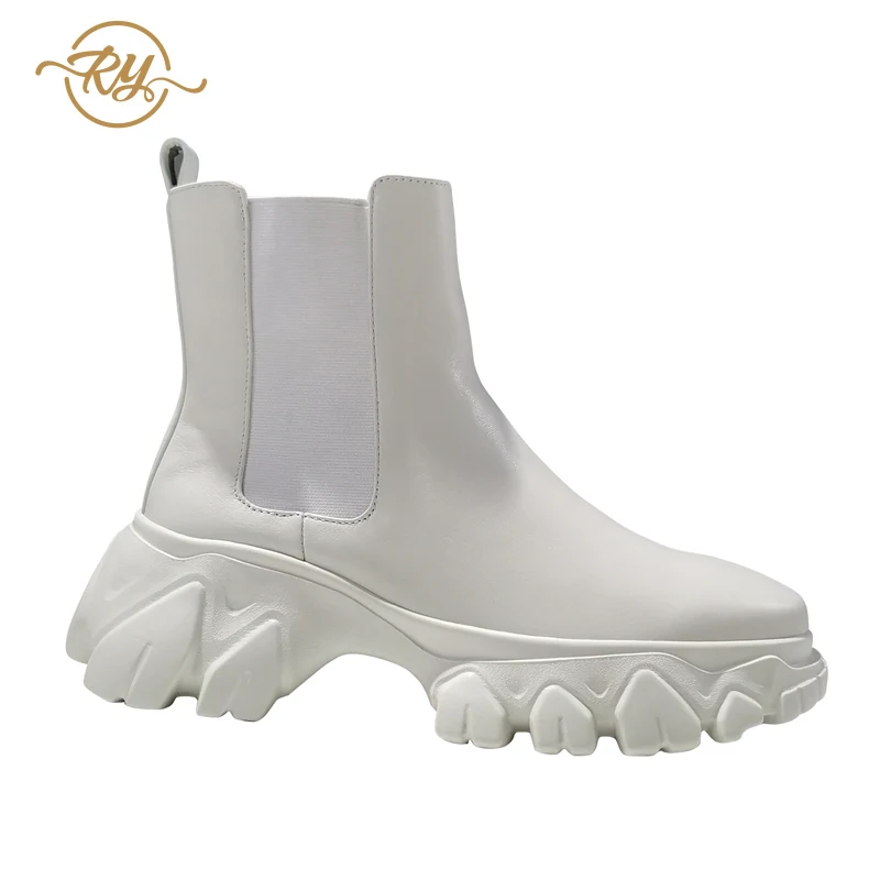 Женские ботильоны из натуральной кожи осенние ботинки Европейская станция 2020 |