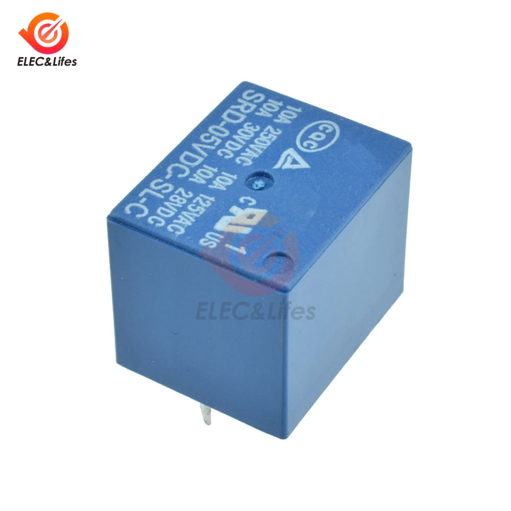 Постоянный ток, 5В, Мощность триггерный релейный модуль SRD-05VDC-SL-C T73-5V SRD-5VDC-SL-C 5Pin реле выключателя Тип