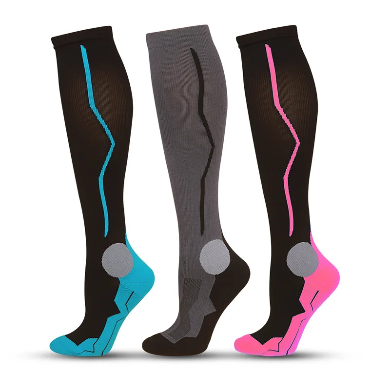 Sport Compression Socks for Men & Women 20-30 mmHg - Good for Athletic Fit Running,Travel,Cycling,Pregnant,Nurse, Edema