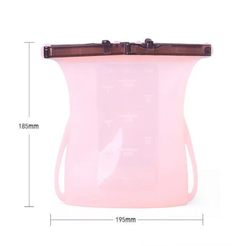 Горячая продажа силиконовая пищевая свежая сумка упаковщик молоко Фрукты Мясо