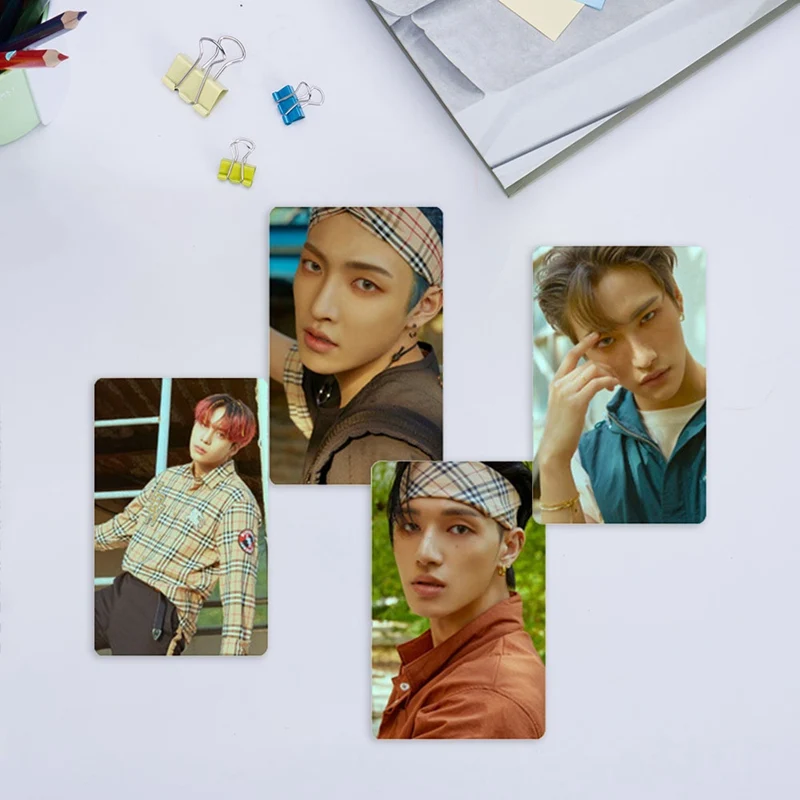 

100pcs/set Kpop Ateez Card New Album Photocard Hd High Quality Kpop Ateez Photocard Crystal Photo Lomo Card For Fans Collection