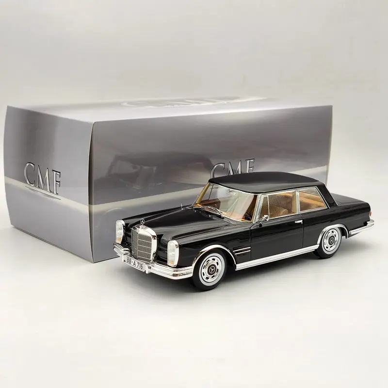 

1:18 CMF For M~cedes B~nz 600 W100 Nallinger Coupe 1965 CMF18160 Black Resin Models Limited Edition Collection Auto Car Gift