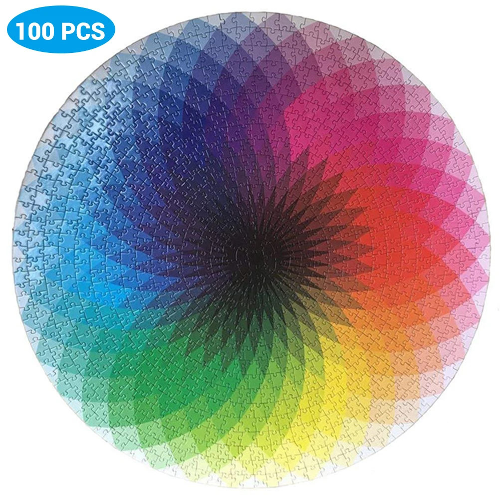 1000 шт. круглые пазлы для всей семьи|Пазлы| |