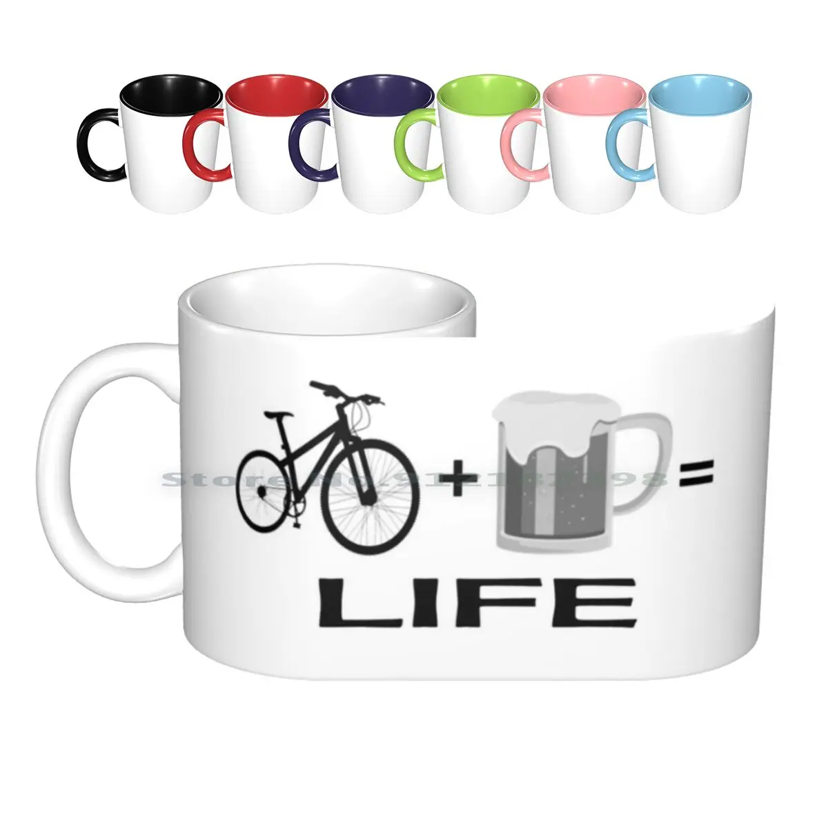 

Bikes & Beer! Ceramic Mugs Coffee Cups Milk Tea Mug Bike Bikes Cycling Cyclist Velo Bicycle Machine Cyclocross Mtb Mountain