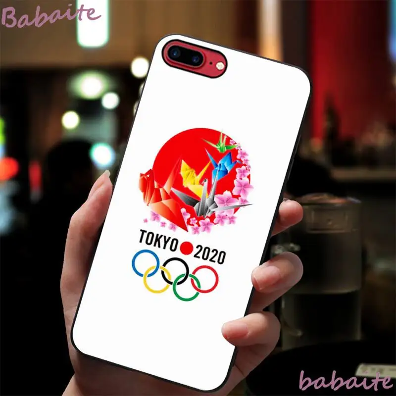

Babaite 2020 tokyo olympic games Soft Phone Case Cover for iPhone 8 7 6 6S Plus X XS MAX 5 5S SE XR 11 11pro promax