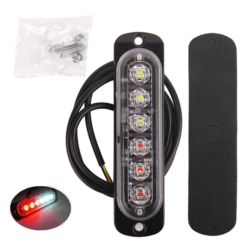 6 светодиодный грузовик автомобиль стробоскопа аварийного проблесковый маячок