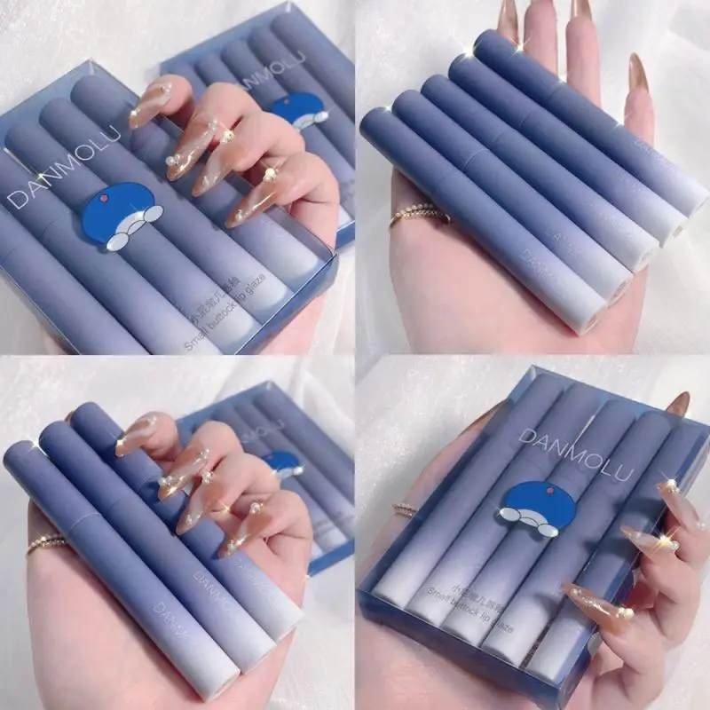 

5 Colors Lipstick Waterproof Long Lasting Not Easy To Fade Lip Glaze Velvet Beauty Glitter Lipstick Full Rich Sexy Lip Makeup