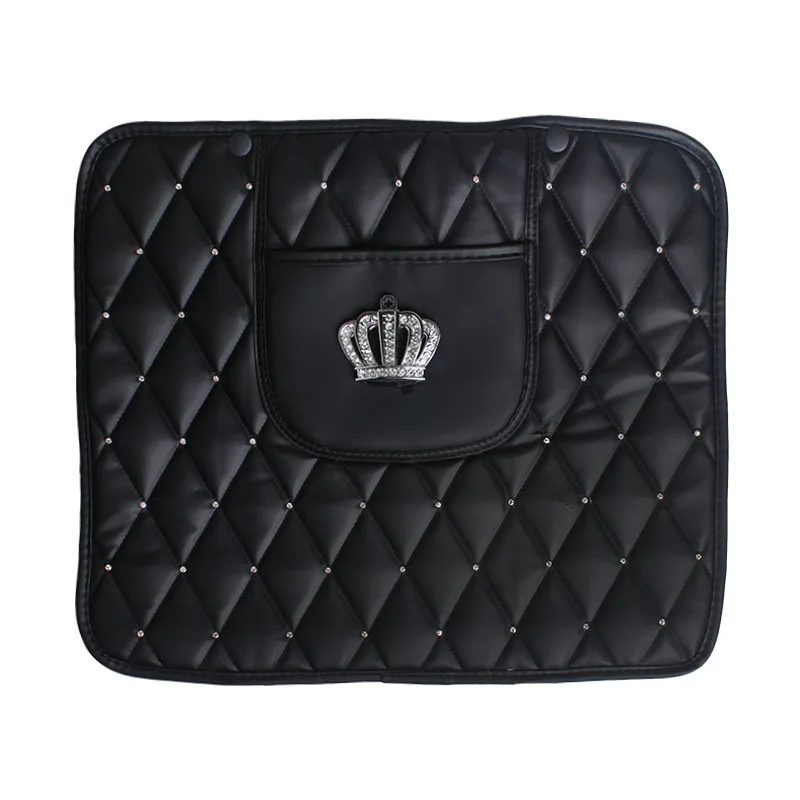 Кожаный чехол на заднее сиденье автомобиля антиклик коврик для хранения карт