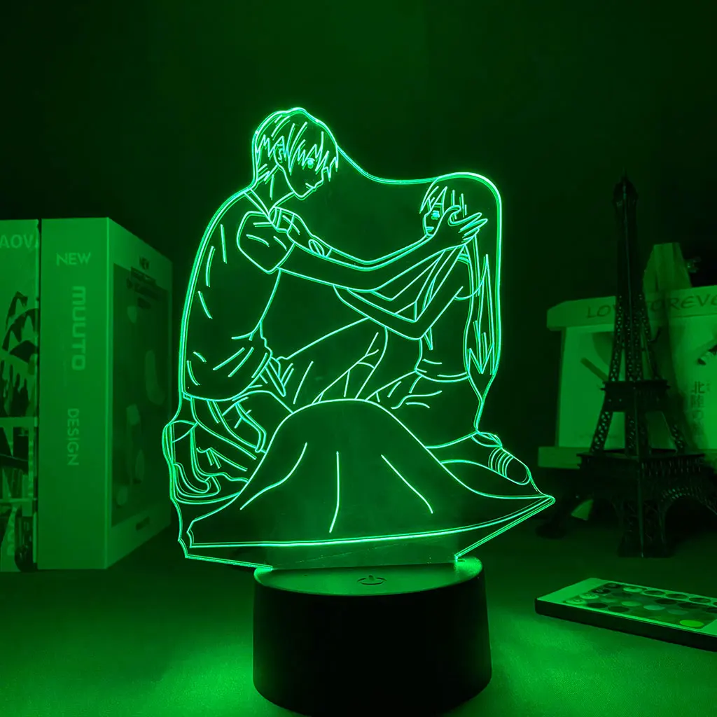 

Anime 3d Lamp Led Night Light Fruits Basket for Bedroom Decor Gift Colorful Nightlight