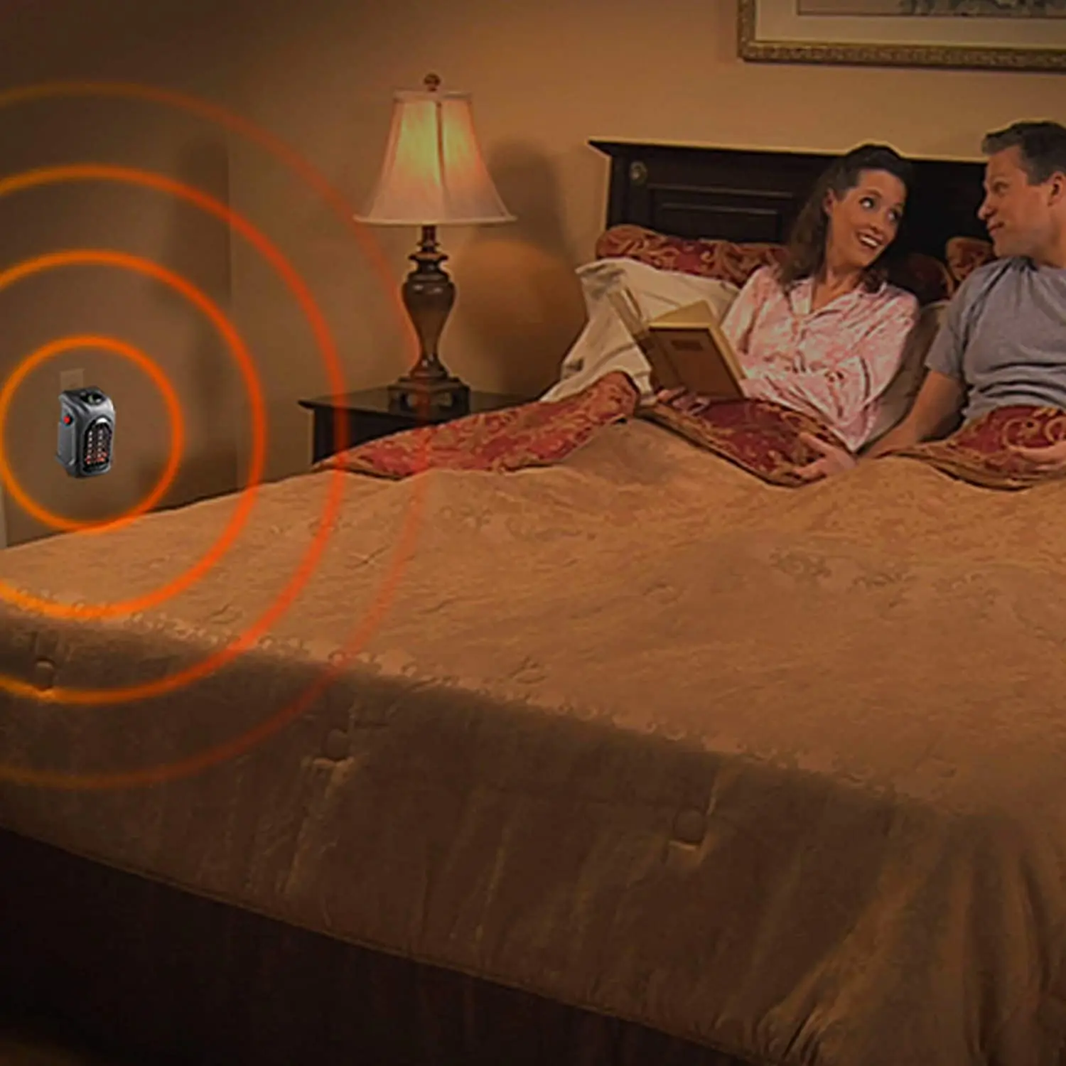 500W Портативный настенный Электрический маленький вентилятор для обогрева