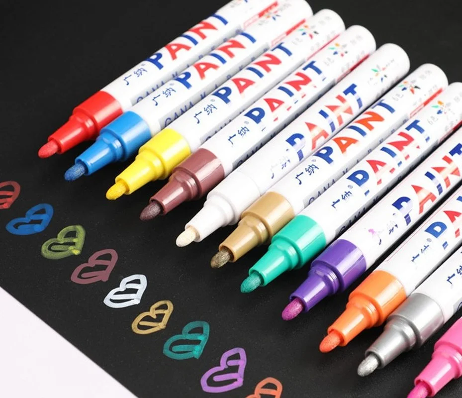 

2021 Tile Marker Repair Wall Pen White Grout Marker Odorless Non Toxic for Tiles Floor and Tyre Suitable Car Painting Mark Pen