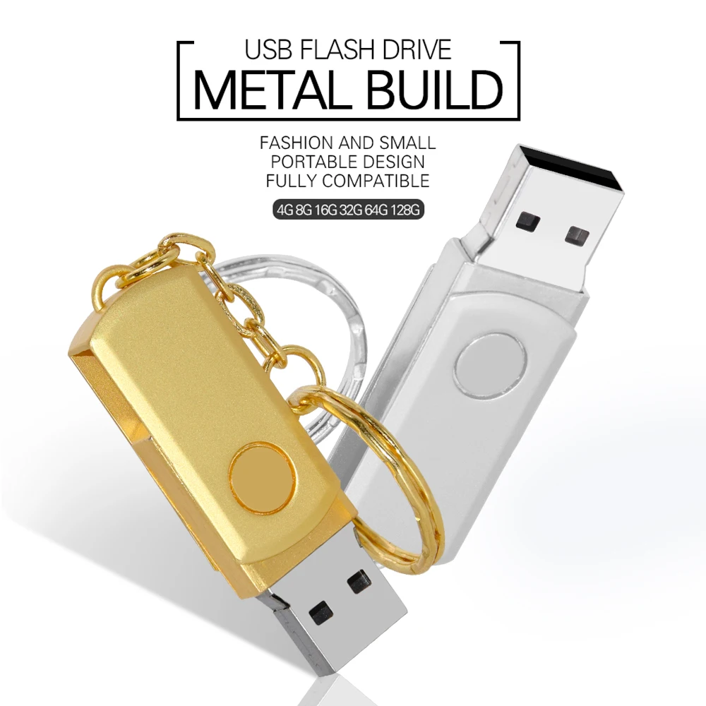 

Металлический флеш-накопитель USB 2,0, 4 ГБ, 8 ГБ, 16 ГБ, 32 ГБ, 64 ГБ