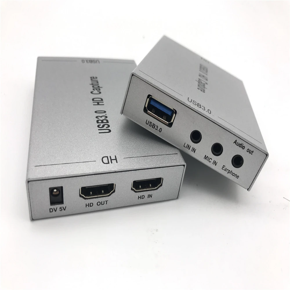Карта захвата игр HD 1080P 60FPS USB 3 0 HDMI устройство для прямой трансляции и совместимое