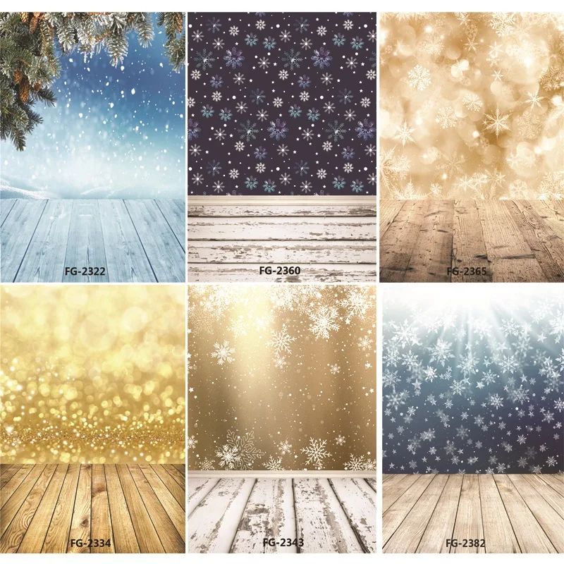 

SHUOZHIKE Vinyl Custom Photography Backdrops Prop Christmas day and Floor Theme Photography Background #5132