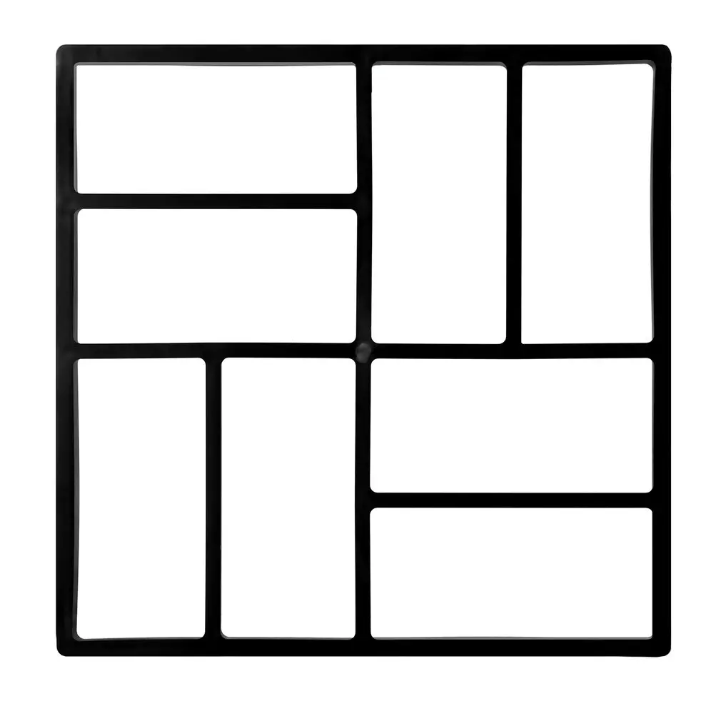 DIY садовый путь сделать плесень ходьбы тротуара бетонные формы мощения цемента