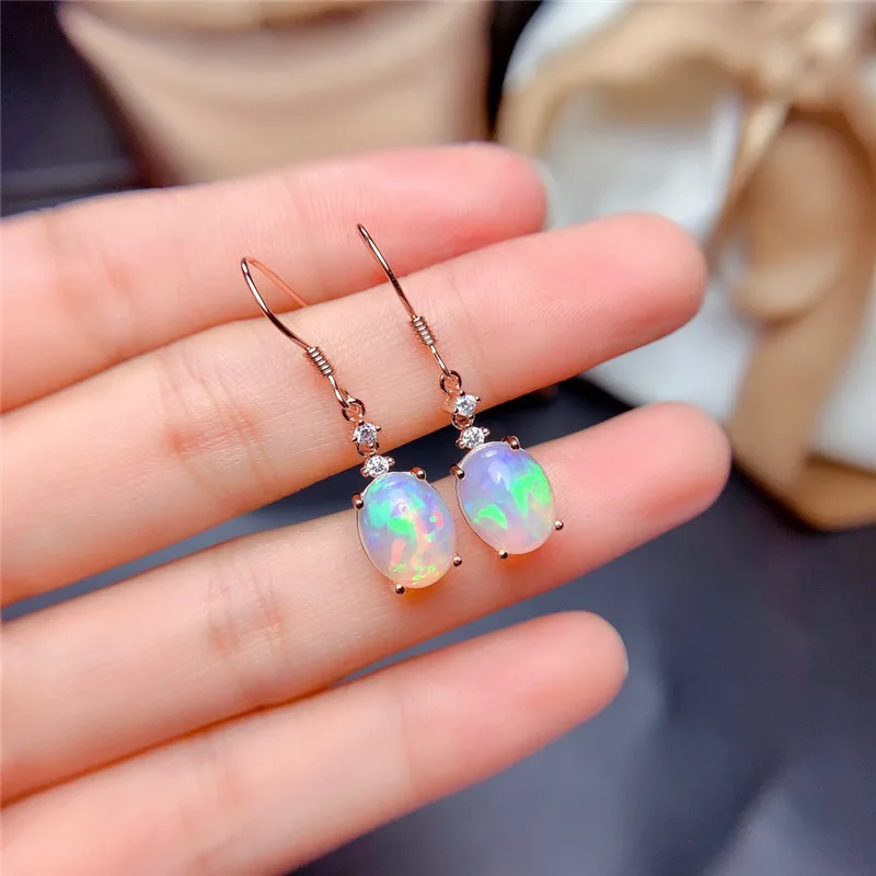 

Женские серьги-подвески из серебра 925 пробы, 8 х10 мм