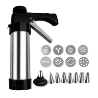 cookie press set cookie gun machine biscuit maker cookie press making kit cake decor press mold pastry piping nozzles tools