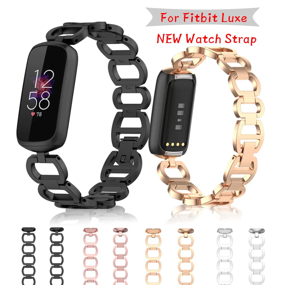 

Ремешок для часов Fitbit Luxe, аксессуары, браслеты из нержавеющей стали, часы, модный Премиум Браслет для Fitbit Luxe, ремешки correa