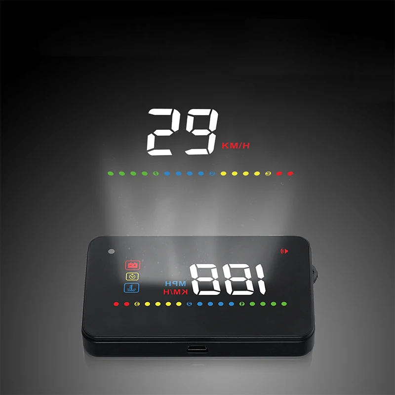 Дисплей на лобовое стекло 3 5 дюйма автомобильный проекционный дисплей ABS + PC