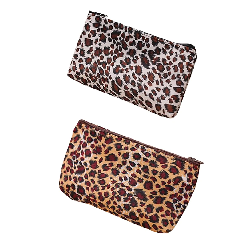 1PCS Woman Mini Cosmetic Makeup Case Travel Toiletry Bag Make Up Sexy Leopard Wash Kits Multi-Function Storage Bags | Багаж и сумки