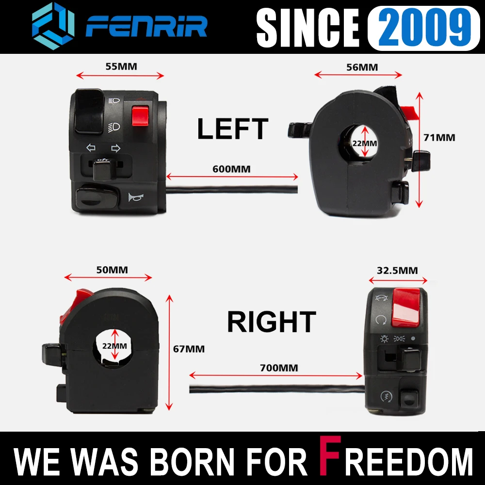 Велосипедный переключатель для мотоцикла поворотные переключатели аварийный