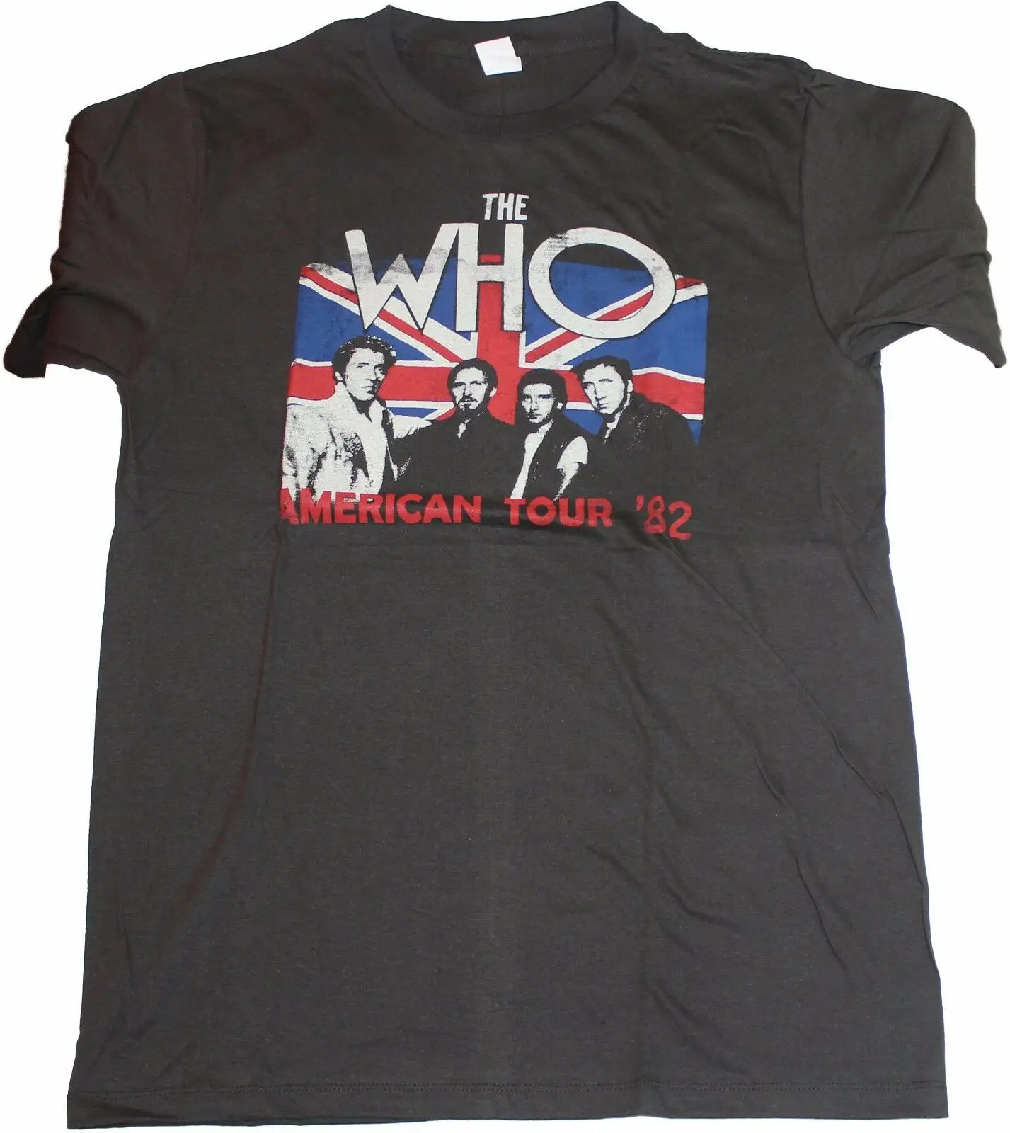 

THE WHO TOUR VINTAGE T-shirt Music Hard Classic Rock Metal Death Thrash Heavy Funny Tops Tee Casual O Neck