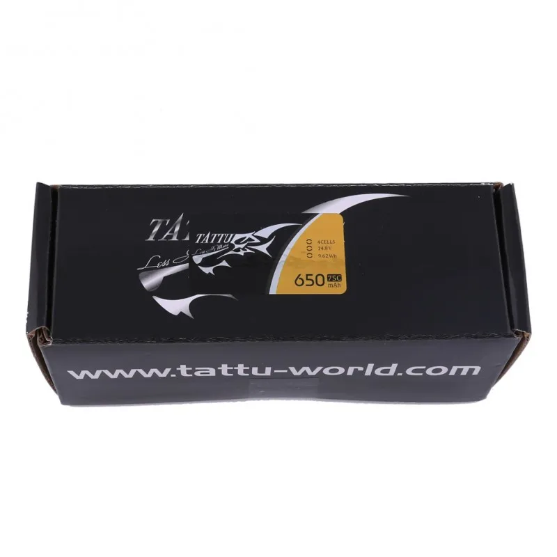 Литий полимерный аккумулятор TATTU 650mAh 75C 14 8 V 4S перезаряжаемая литиевая батарея для