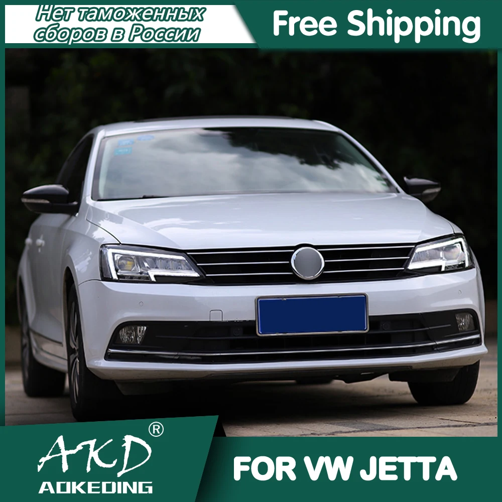 Фасветильник головного света для VW Jetta 2011-2019 s mk6 DRL дневные ходовые огни