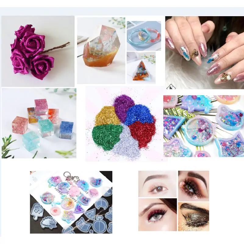 

Epoxy Pigment Glitter Powder Shiny Resin Filler Sequin DIY Jewelry Crafts Making