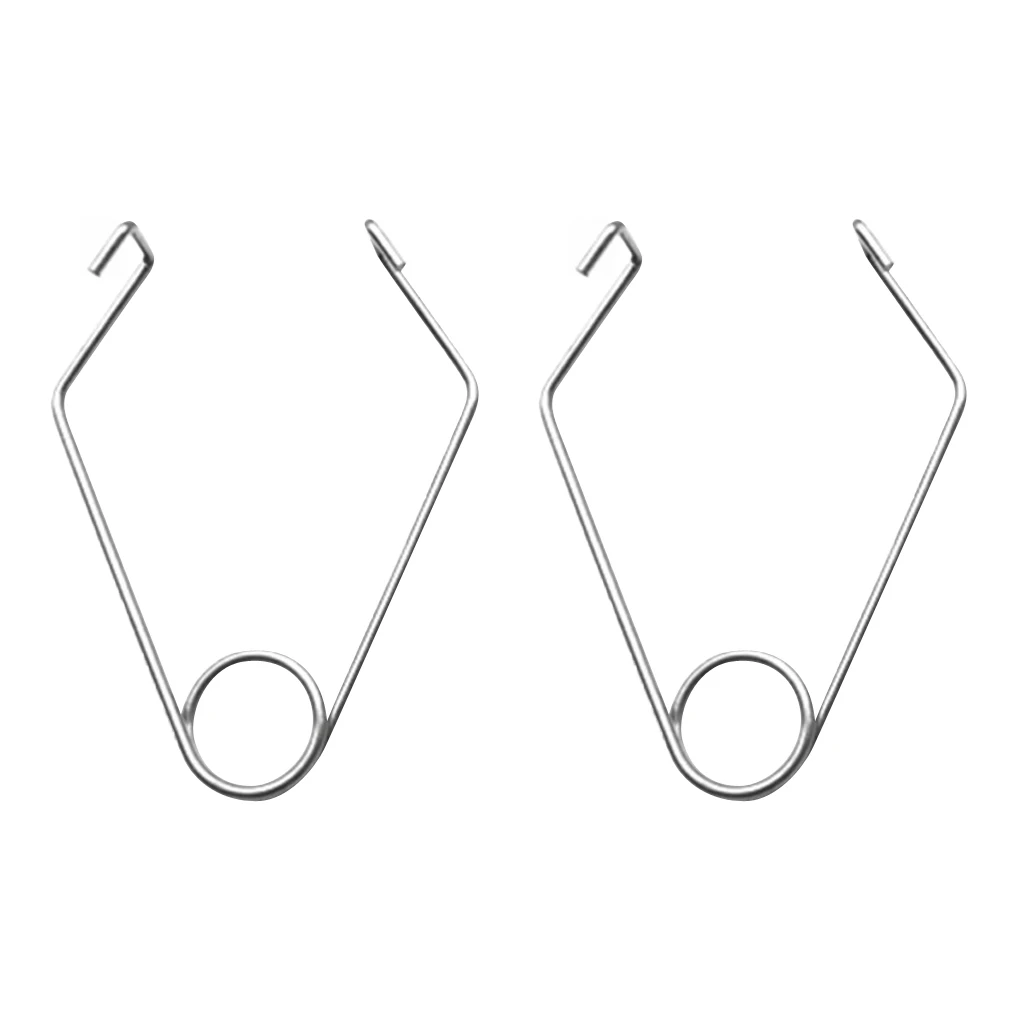 

2pcs Stainless Steel Cord Fasteners For Climbing Rope Protector Sleeve