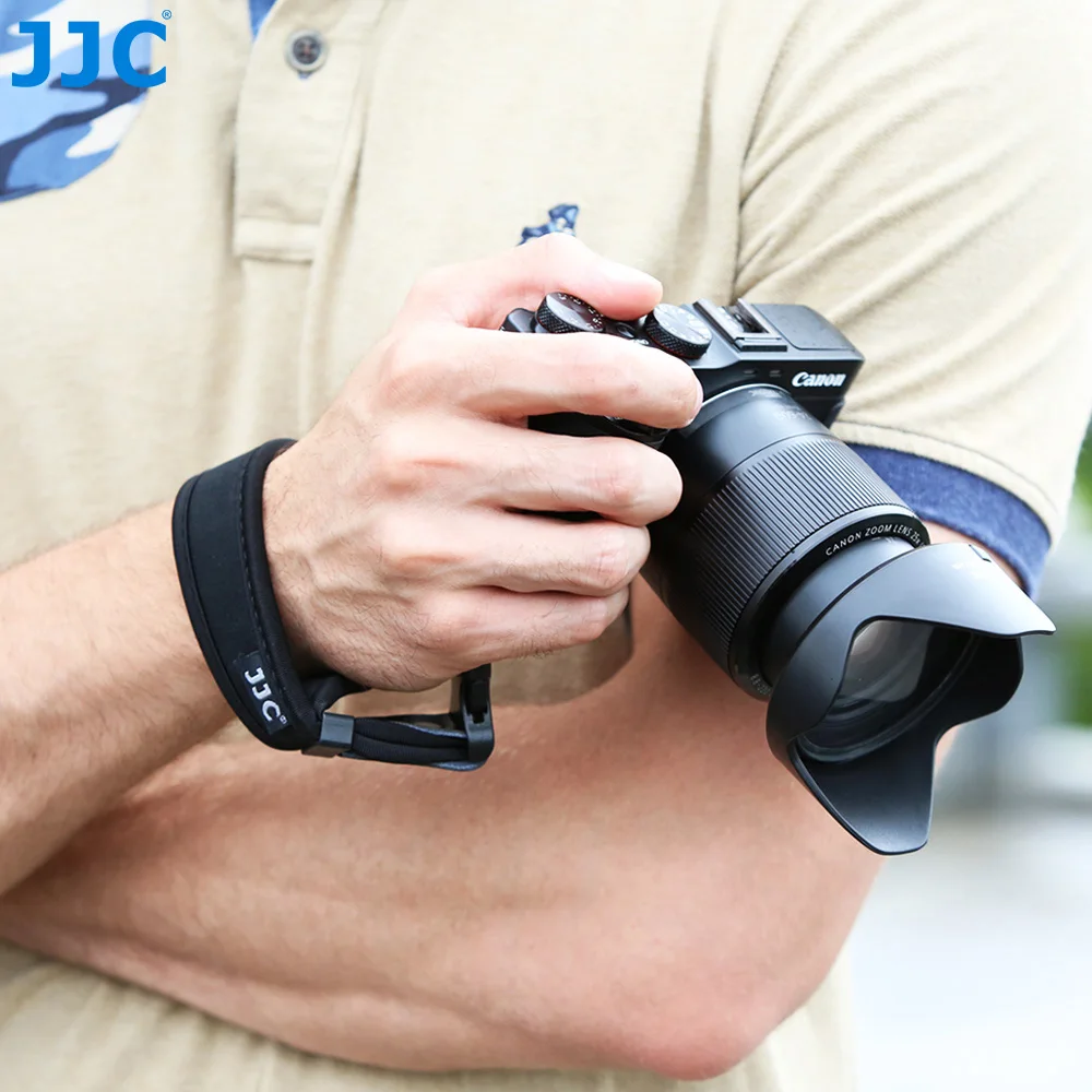 JJC DSLR ручной Ремень Неопрен камеры ремешок для Canon Nikon sony Fuji Olympus Pentax Panasonic Leica быстросъемный держатель