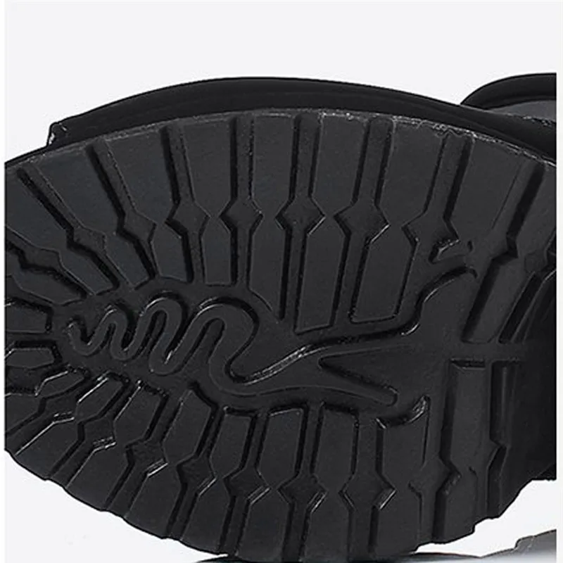 Женские римские сапоги размера плюс с открытым носком на очень высоком каблуке